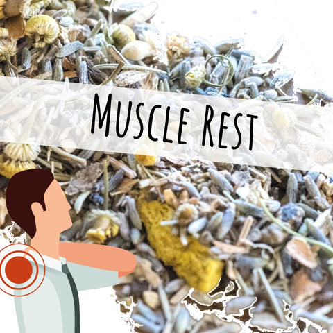 2oz. Loose Leaf Tea: Muscle Rest