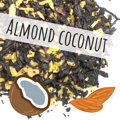 2oz. Loose Tea: Almond Coconut Black - Snowflake