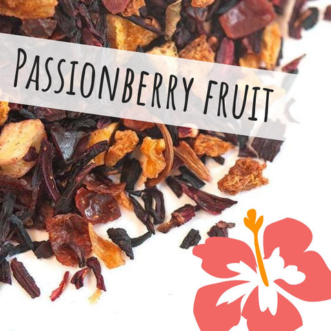 2oz. Loose Tea: Passion Berry Fruit Tisane