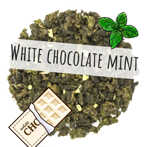2oz. Loose Tea: White Chocolate Mint Oolong