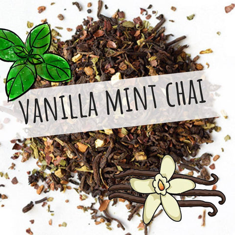 2oz. Loose Tea: Vanilla Mint Chai