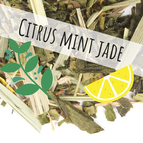 2oz. Loose Tea: Citrus Mint Jade