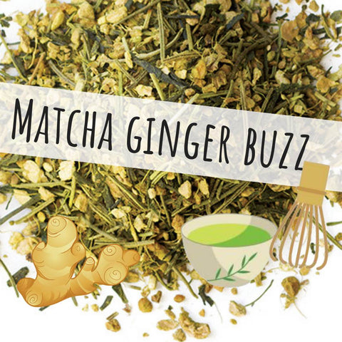 2oz. Loose Tea: Matcha Ginger Buzz