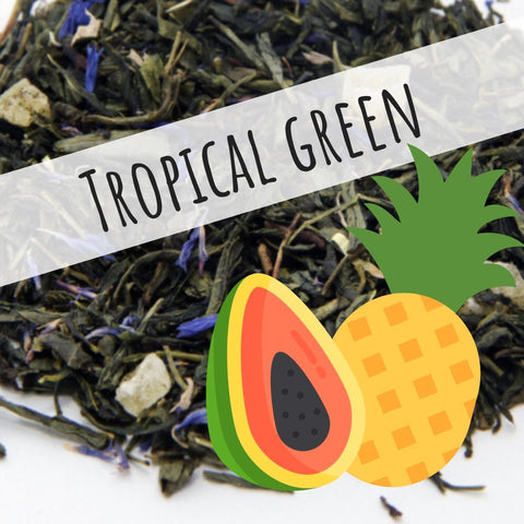 2oz. Loose Tea: Tropical Green